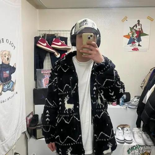 BRITISH KHAKI 에스닉패턴 플리스 자켓 6