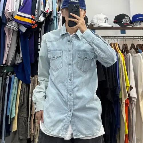 00s 디젤 투포켓 데님셔츠 3