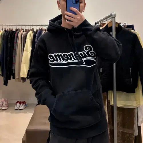 슈프림 x MCMXCIV 러플 스크립트 후드티 11