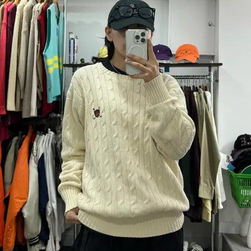 (M) 폴로 랄프로렌 꽈배기 니트 8