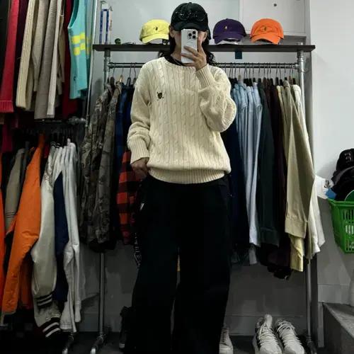 (M) 폴로 랄프로렌 꽈배기 니트 9