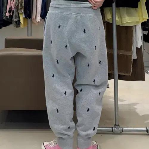 폴로 랄프로렌 핑크 포니 플리스 조거 팬츠 7