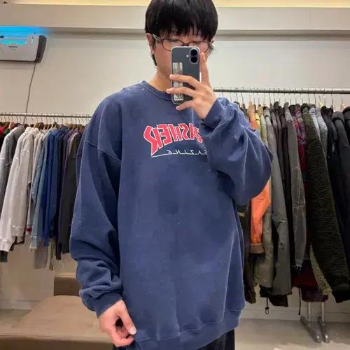 트레셔 빅로고 맨투맨 5