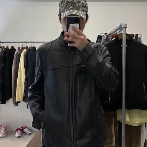 케네스 콜 레더 자켓 10