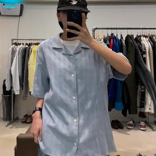 왁스 런던 시어서커 반팔 셔츠 6