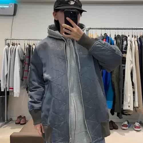 주카 퀼팅 봄버 자켓 6