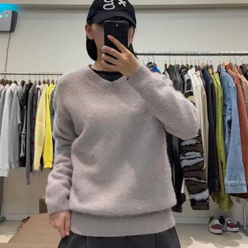 포터리 모 브이넥 니트 6