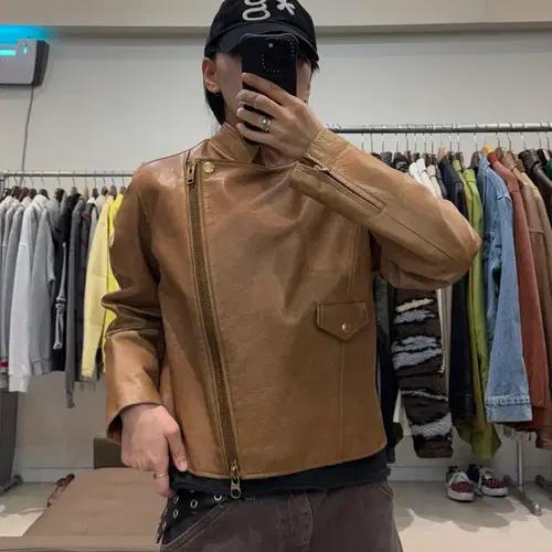 코치 언발란스 투웨이 레더 자켓 9