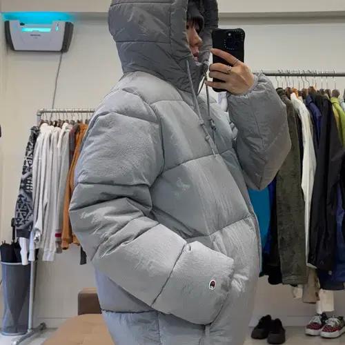 챔피온 나일론 후드 패딩 10