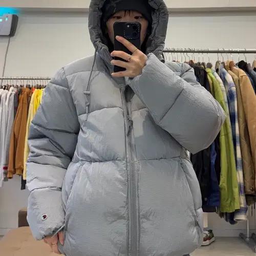 챔피온 나일론 후드 패딩 9