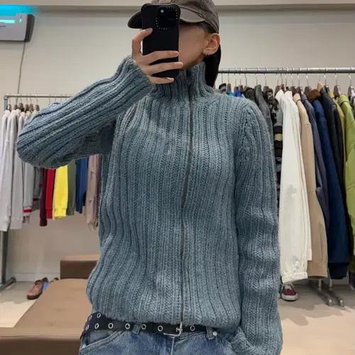 디젤 케이블 니트 집업 7