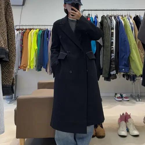 시스템 스티치 롱 코트 8