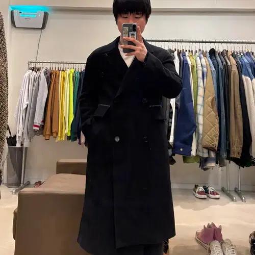 시스템 스티치 롱 코트 10