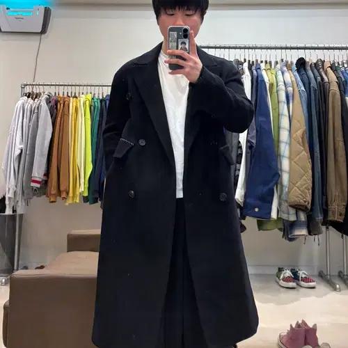 시스템 스티치 롱 코트 11