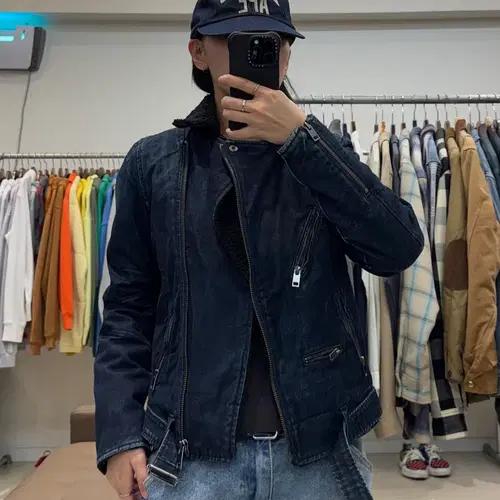 디젤 멀티지퍼 데님 무스탕 10