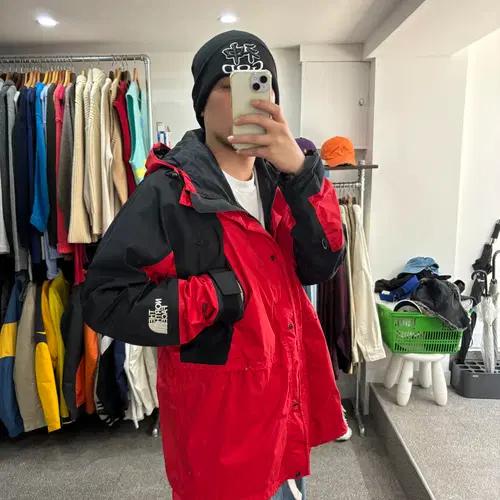 (L) 90's 노스페이스 슬리브 로고 마운틴 자켓 10