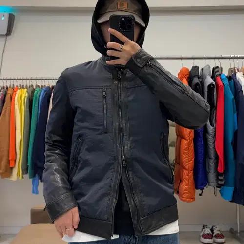 솔리드옴므 하이브리드 레더자켓 8