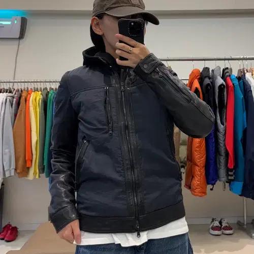 솔리드옴므 하이브리드 레더자켓 10