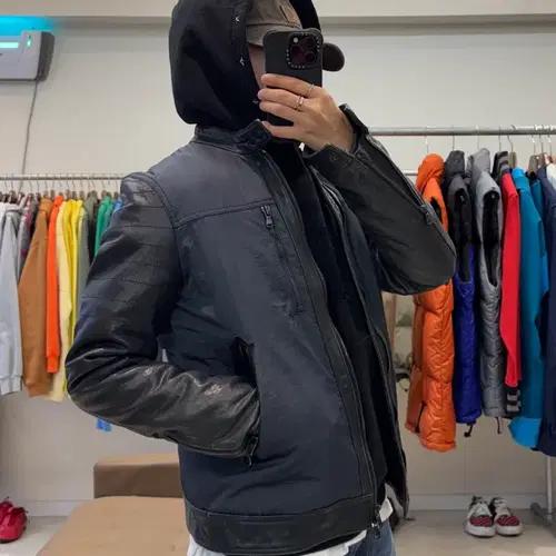 솔리드옴므 하이브리드 레더자켓 9