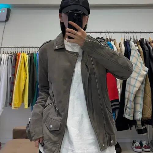 올세인츠 램스킨 밀로 바이커 자켓 9