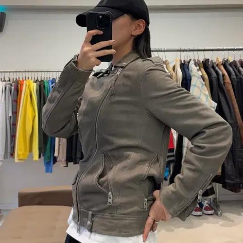 올세인츠 램스킨 밀로 바이커 자켓 7
