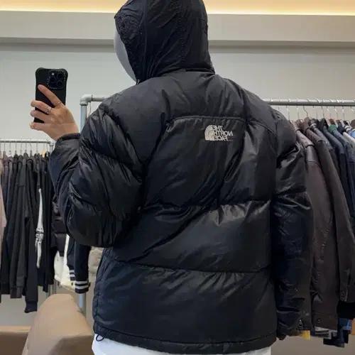 노스페이스 센터로고 눕시 패딩 6