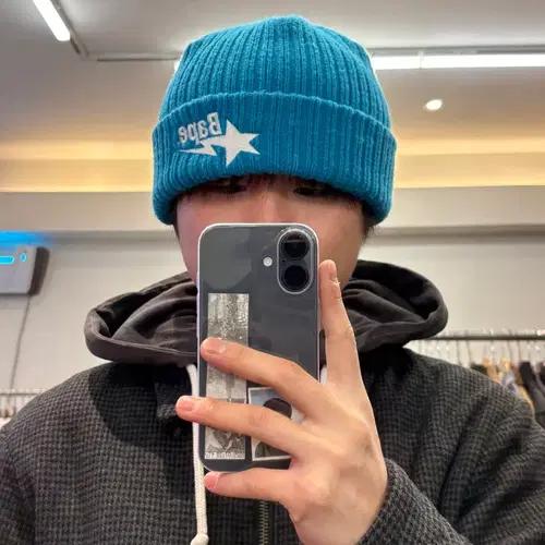 베이프 스타 자수 비니 9