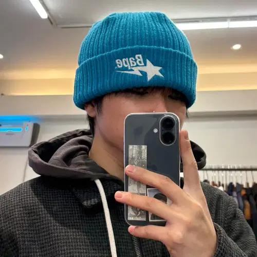 베이프 스타 자수 비니 10