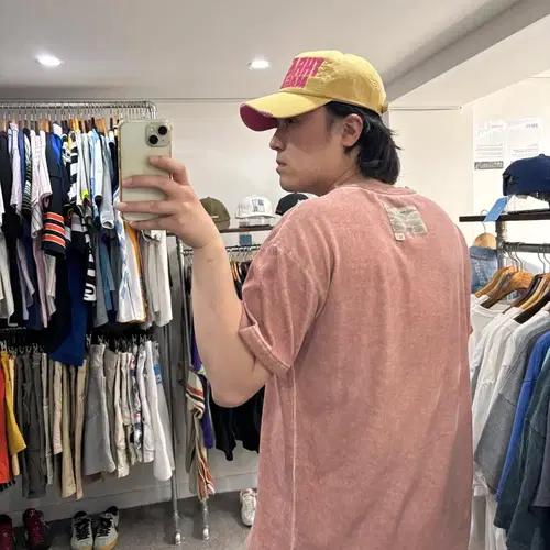 19AW 어콜드월 가먼트 다잉 워싱 반팔 10