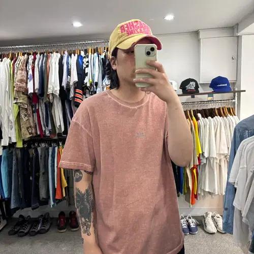 19AW 어콜드월 가먼트 다잉 워싱 반팔 9