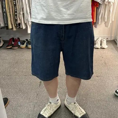 아카데믹스 데님 하프팬츠 9