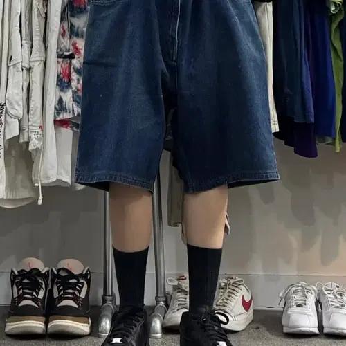 아카데믹스 데님 하프팬츠 7