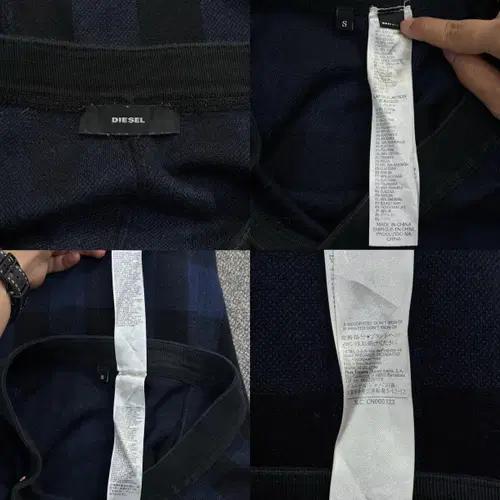 디젤 니트 체크 와이드 팬츠 가우초 팬츠 11