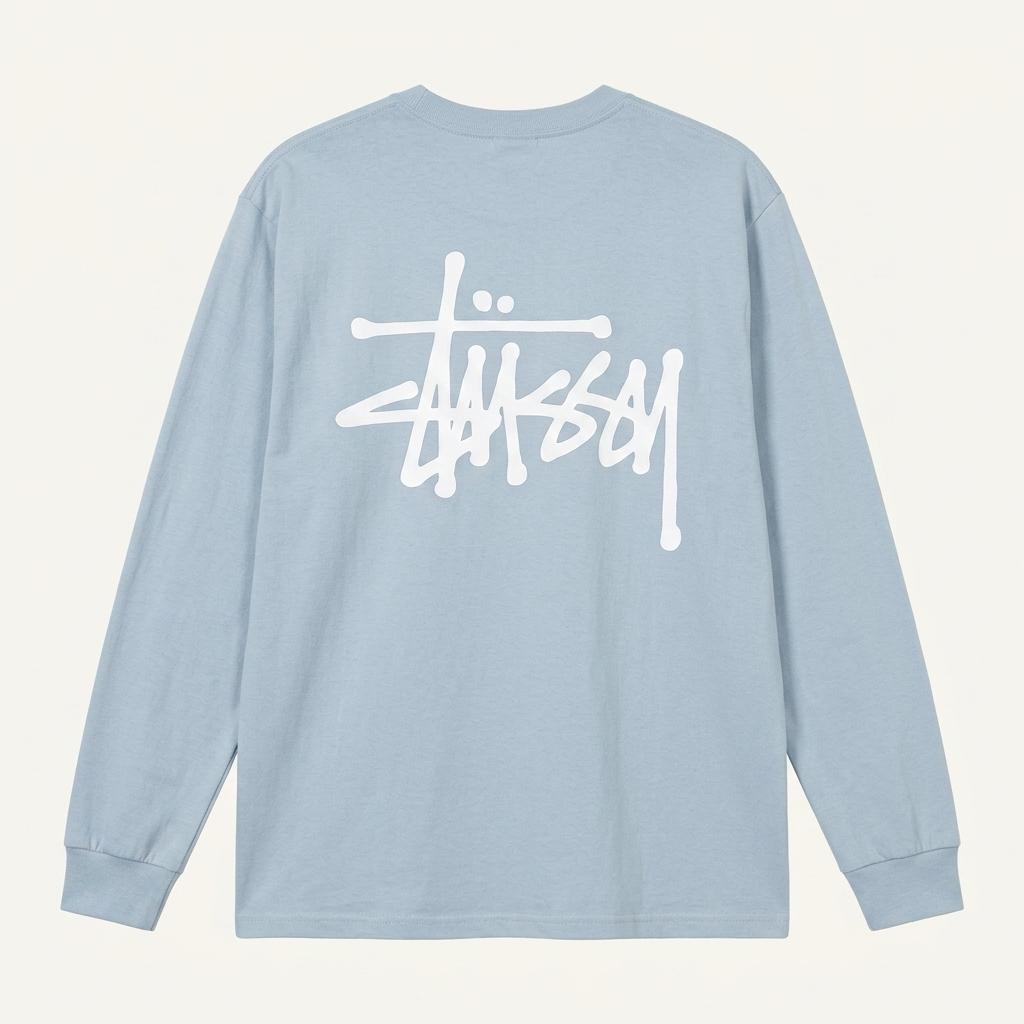 스투시 베이직로고 롱슬리브 1