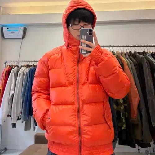 디젤 블랙골드 후드 다운 패딩 6