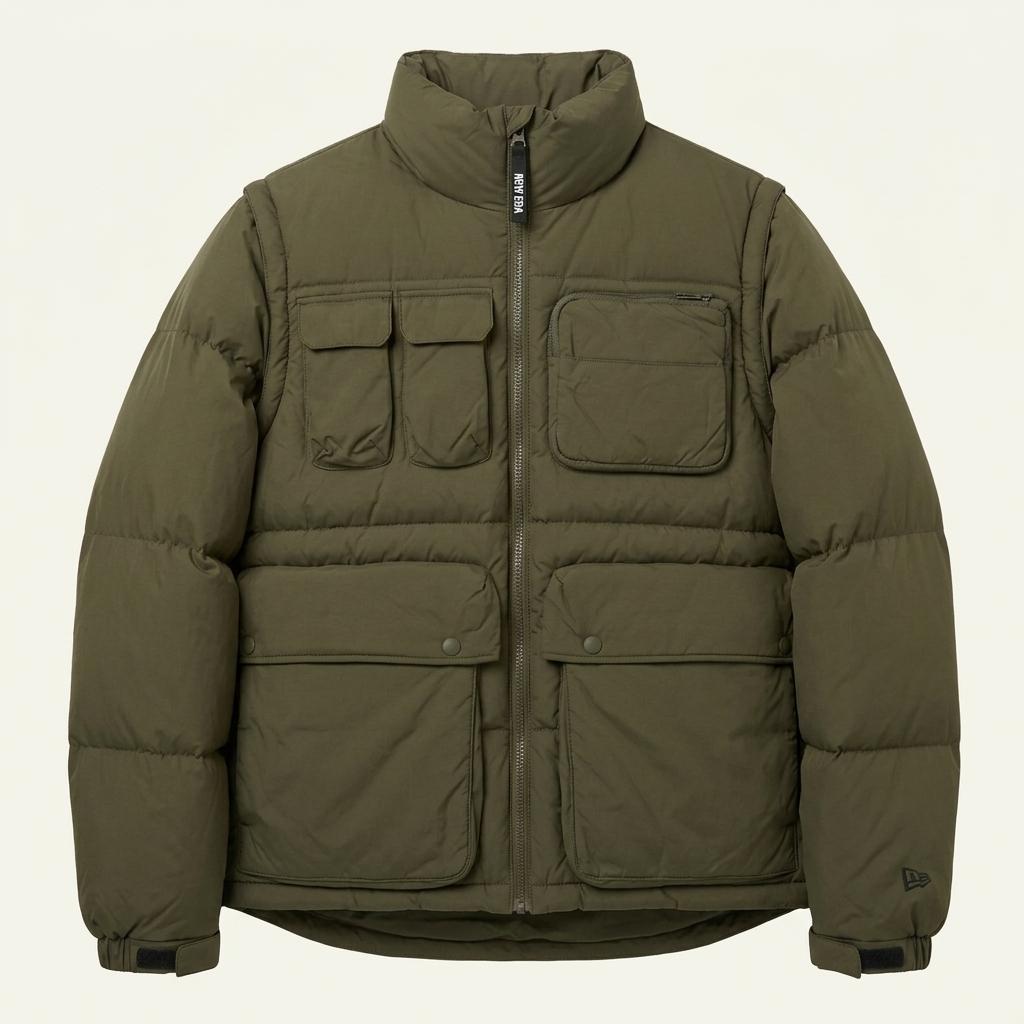 20FW 뉴에라 멀티포켓 컨버터블 패딩 1