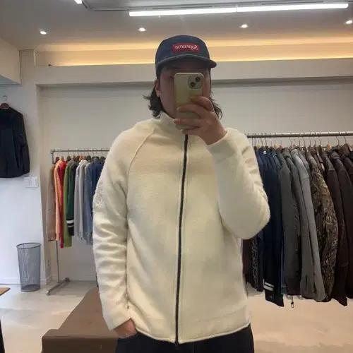 22FW 스톤아일랜드 551A4 램스울 자수 풀 집업 가디건 7