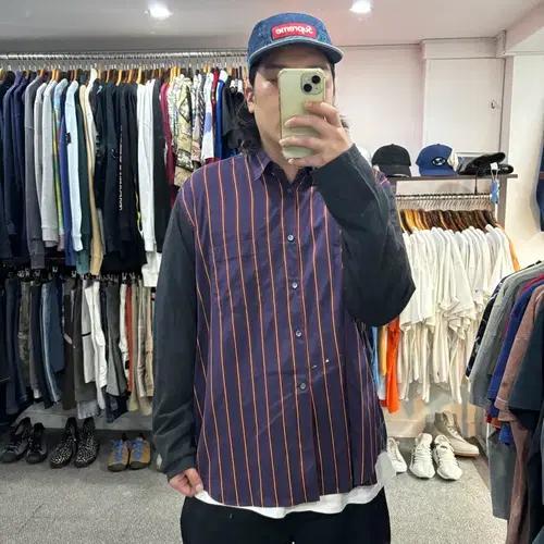 꼼데가르송 셔츠 투톤 스트라이프 셔츠 7