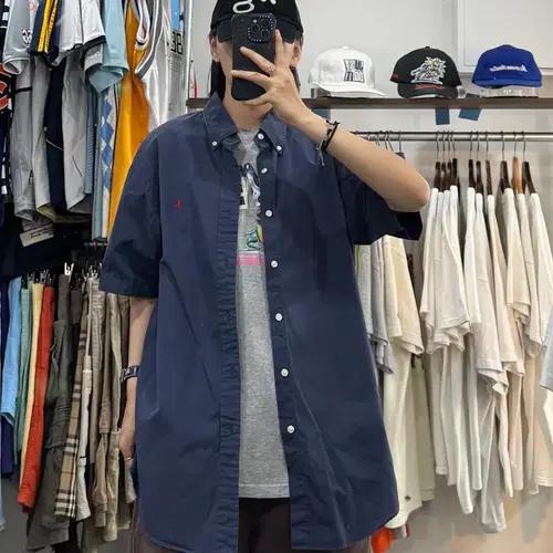 폴로 랄프로렌 네이비 반팔셔츠 5