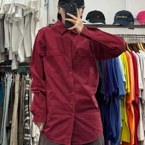 00s 스투시 체크셔츠 8