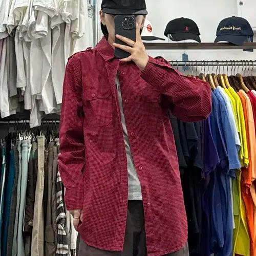 00s 스투시 체크셔츠 7