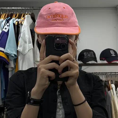 17ss 슈프림 테리 클래식 로고 6패널 볼캡 6