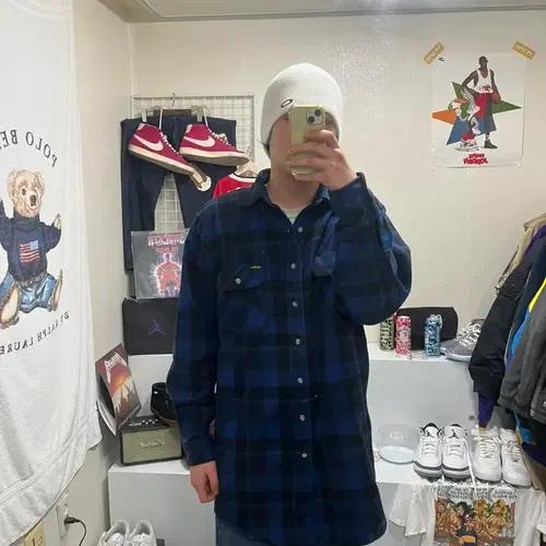 오시코시 플란넬 체크셔츠 7