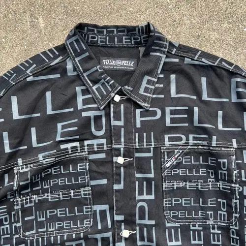 Y2K 펠레 펠레 Pelle Pelle 풀오버 프린트 자켓 3