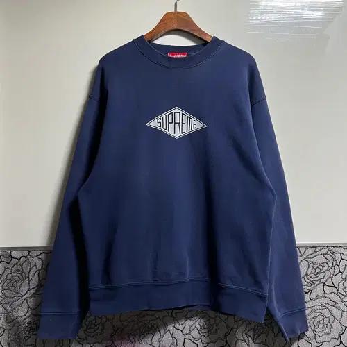 빈티지 90s 슈프림 다이아몬드 로고 크루넥 2
