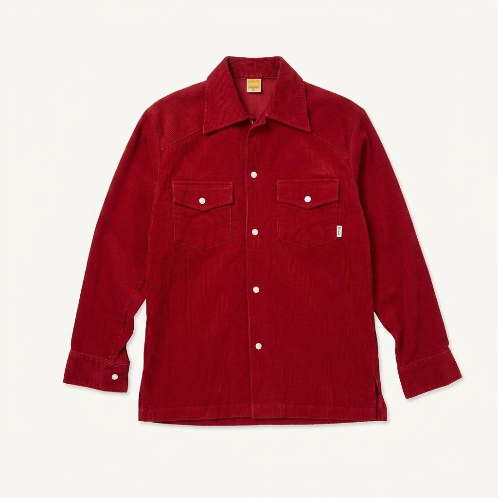 Vintage 행텐 Hangten Corduroy Shirt 1