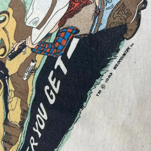 빈티지 80s 프린팅 후드 S 4