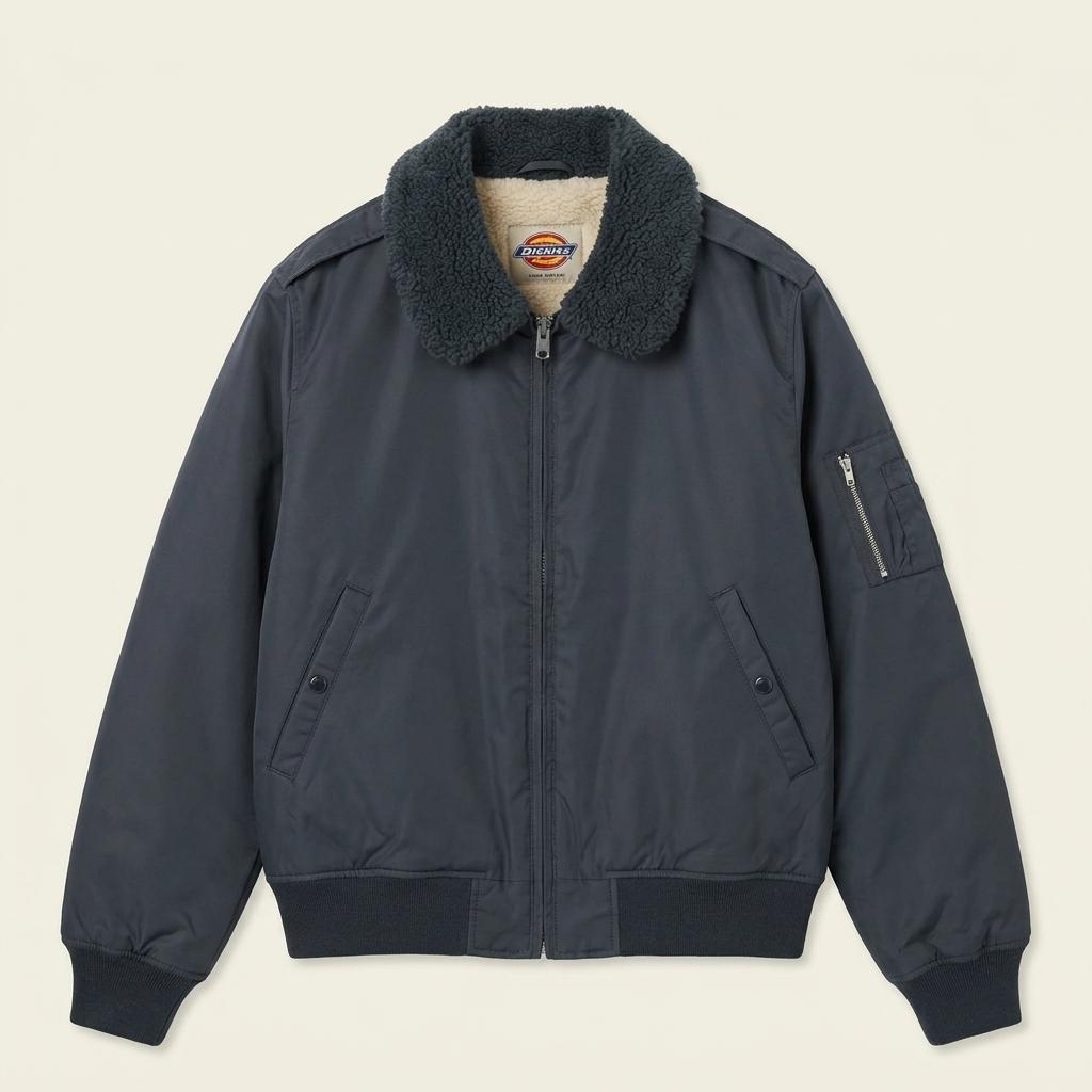 빈티지 80s 디키즈 셰르파 봄버 자켓 1