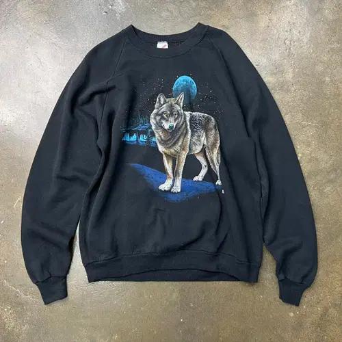 Vintage Woolf Sweat Shirt (L) 2