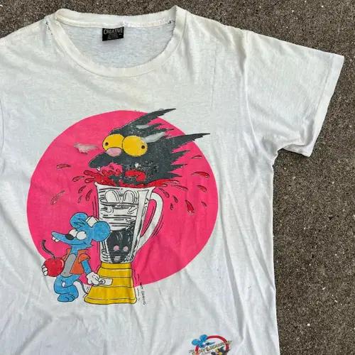 Vintage 1992 Itchy & Scratchy Simpsons T 3